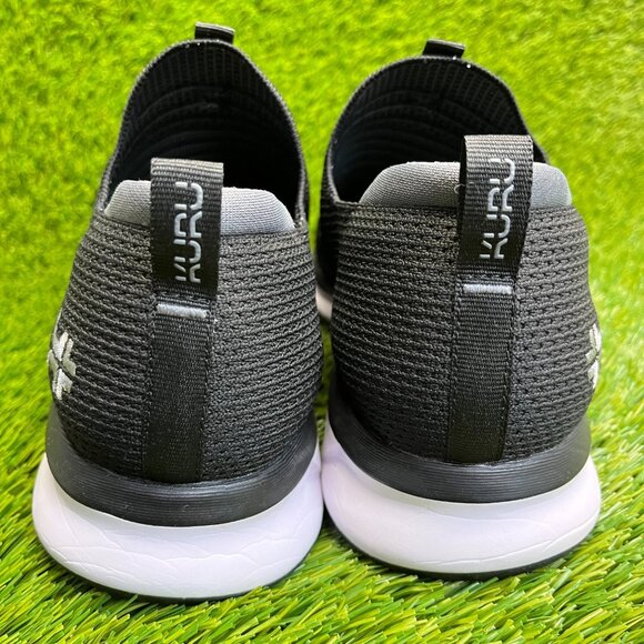 Kuru Atom Slip-On Mens Size 10.5 Black White Athletic Walking Shoes Sneakers main image 10